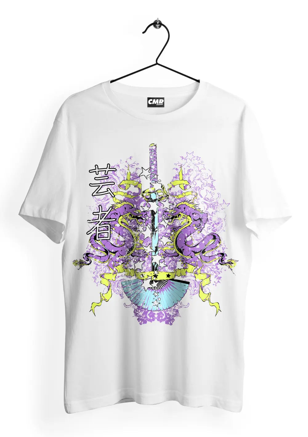 (Copie) T-Shirt Maglietta Katana Dragoni Japan Urban Style